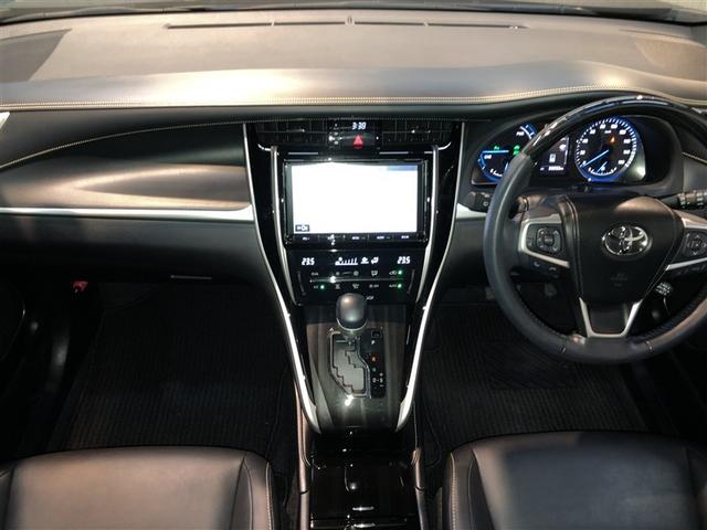 ハリアーハイブリッド プレミアム　ナビ＆ＴＶ　パワーステアリング　ＬＥＤライト　オートクルーズコントロール　キーレス　スマートキー　アルミホイール　ＡＢＳ　パワーウィンドウ　サイドエアバッグ　ドラレコ　横滑り防止　エアバッグ　ＤＶＤ（2枚目）