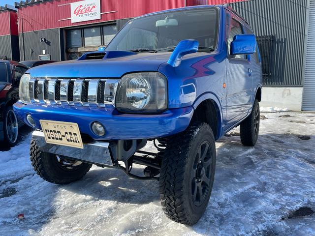 ジムニー ＸＣ　４ＷＤ．リフトアップ．社外Ｆ／Ｒバンパー（3枚目）