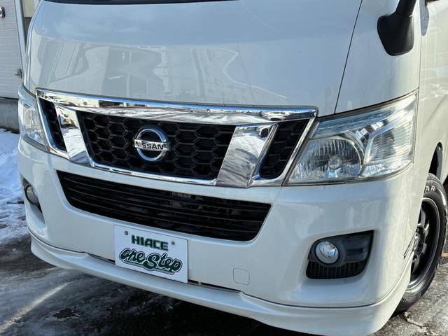 ＮＶ３５０キャラバンバン ロングプレミアムＧＸターボ　ディーゼル４ＷＤＬＩＮＫＳベッドＫＩＴスライドフロア付きファブレスバンデミックアルミイーグルナスカホワイトレターＬＴタイヤプッシュスタートスマートキーバレンティーＬＥＤテール（4枚目）