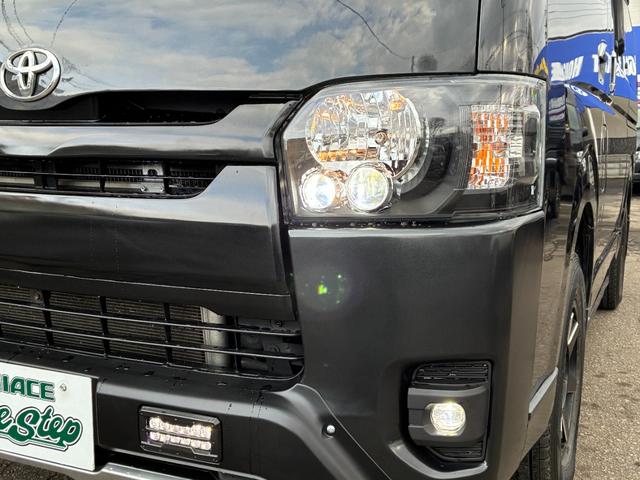 ハイエースバン スーパーGL 寒冷地仕様ツインバッテリー7型現行ブラックインナーLEDヘッドライトオフロード仕様トヨタ純正HDDナビカラーバックモニターカスタマインズ(5枚目)