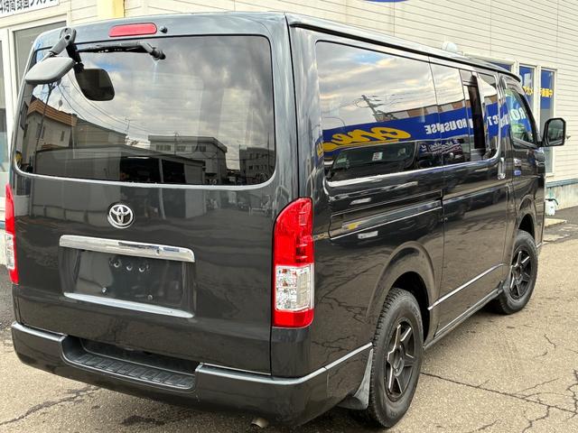 ハイエースバン スーパーGL 寒冷地仕様ツインバッテリー7型現行ブラックインナーLEDヘッドライトオフロード仕様トヨタ純正HDDナビカラーバックモニターカスタマインズ(7枚目)