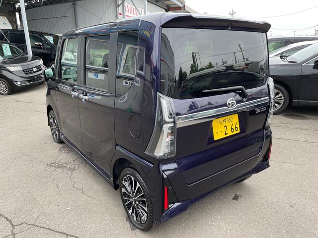 タント カスタムＲＳ　キ―フリー　９インチディスプレイオーディオ　Ｂカメラ　両側Ｐスライドドア　前席シートヒーター　フロントメッキグリル　バックドアガーニッシュ（7枚目）