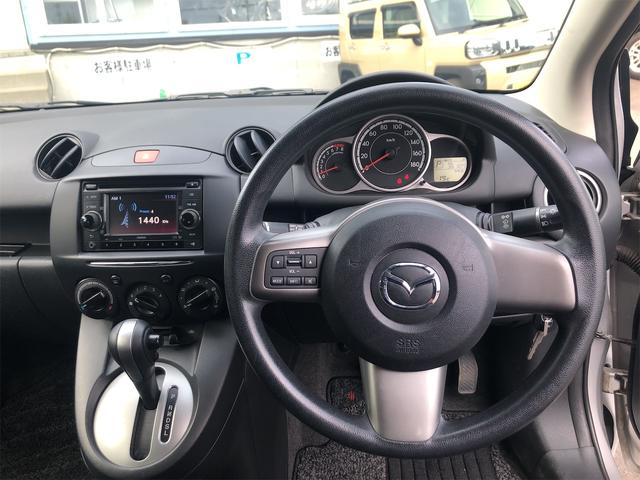 デミオ １３Ｃ　ＡＴ　４ＷＤ　エアコン　パワステ　パワーウィンドウ　ＣＤ　ラジオ　エアバッグ　ＡＢＳ　車検２年付（14枚目）