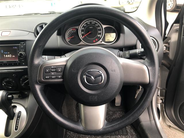 デミオ １３Ｃ　ＡＴ　４ＷＤ　エアコン　パワステ　パワーウィンドウ　ＣＤ　ラジオ　エアバッグ　ＡＢＳ　車検２年付（15枚目）
