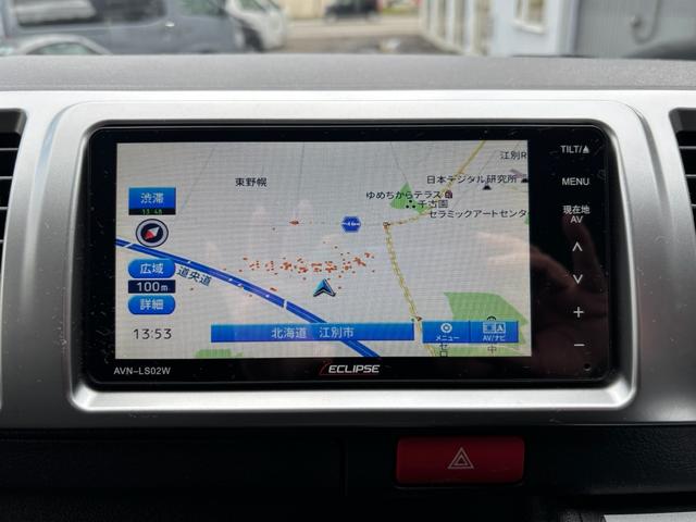 ハイエースバン ロングスーパーＧＬ　社外ナビ　バックカメラ　自動防眩インナーミラー　ＥＴＣ　両側スライドドア　冬タイヤ積込　４ＷＤ（12枚目）