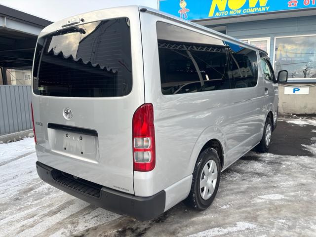 ハイエースバン ロングDX LEDヘッドライト デジタルインナーミラー バックカメラ リアヒーター 純正エンジンスターター 3/6/9人乗り 社外シートカバー(4枚目)