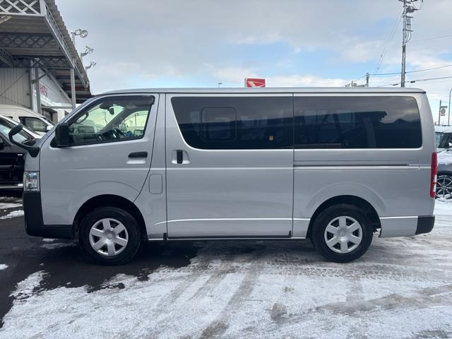 ハイエースバン ロングDX LEDヘッドライト デジタルインナーミラー バックカメラ リアヒーター 純正エンジンスターター 3/6/9人乗り 社外シートカバー(7枚目)