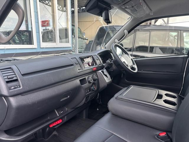 ハイエースバン ロングDX LEDヘッドライト デジタルインナーミラー バックカメラ リアヒーター 純正エンジンスターター 3/6/9人乗り 社外シートカバー(25枚目)