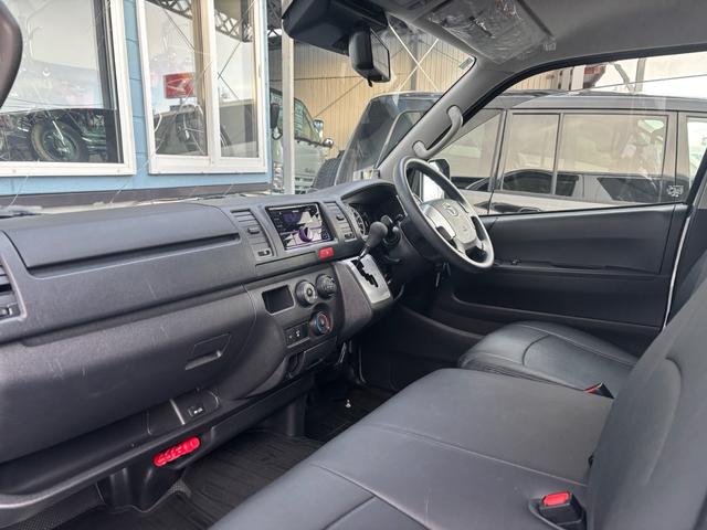 ハイエースバン ロングDX LEDヘッドライト デジタルインナーミラー バックカメラ リアヒーター 純正エンジンスターター 3/6/9人乗り 社外シートカバー(26枚目)