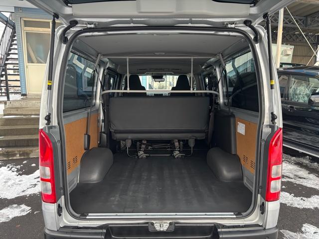 ハイエースバン ロングDX LEDヘッドライト デジタルインナーミラー バックカメラ リアヒーター 純正エンジンスターター 3/6/9人乗り 社外シートカバー(30枚目)