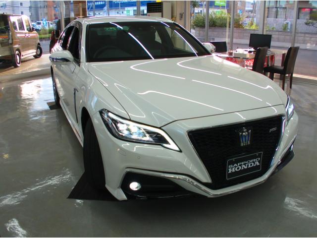 クラウンハイブリッド ＲＳ　Ｆｏｕｒ　４ＷＤ　ドライブレコーダー　クリアランスソナー　レーンアシスト　オートクルーズコントロール　衝突被害軽減システム　ＴＶ　アルミホイール　オートマチックハイビーム　オートライト　ＬＥＤヘッドランプ（14枚目）
