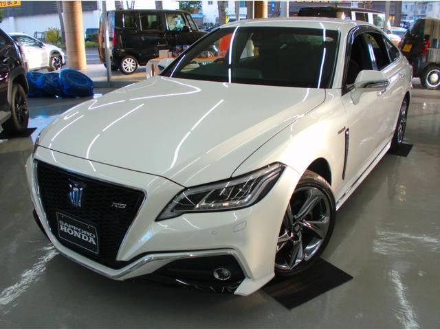クラウンハイブリッド ＲＳ　Ｆｏｕｒ　４ＷＤ　ドライブレコーダー　クリアランスソナー　レーンアシスト　オートクルーズコントロール　衝突被害軽減システム　ＴＶ　アルミホイール　オートマチックハイビーム　オートライト　ＬＥＤヘッドランプ（21枚目）