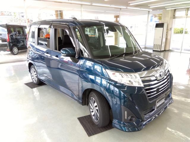 ルーミー カスタムG S 4WD 衝突軽減 横滑り防止 クルコン レーンアシスト 純正ナビ フルセグ ブルートゥース DVD再生 Bカメラ 純正EGスターター 両側パワースライドドア シートヒーター 冬タイヤ付き(5枚目)