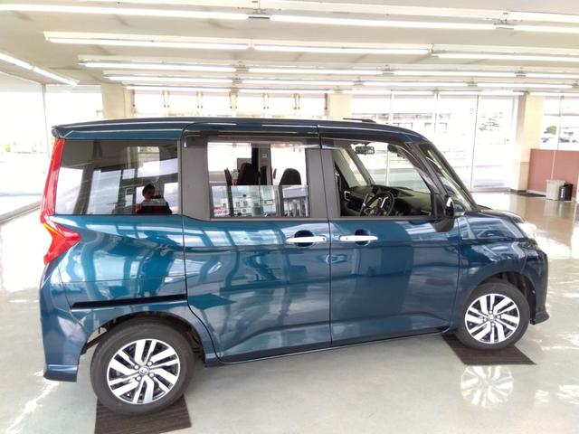 ルーミー カスタムG S 4WD 衝突軽減 横滑り防止 クルコン レーンアシスト 純正ナビ フルセグ ブルートゥース DVD再生 Bカメラ 純正EGスターター 両側パワースライドドア シートヒーター 冬タイヤ付き(7枚目)