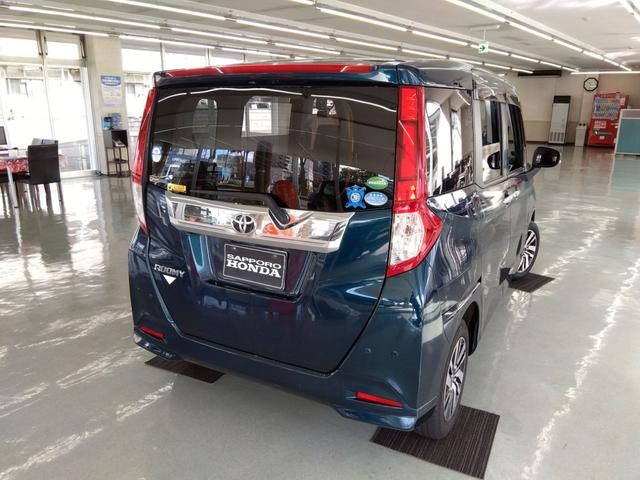 ルーミー カスタムG S 4WD 衝突軽減 横滑り防止 クルコン レーンアシスト 純正ナビ フルセグ ブルートゥース DVD再生 Bカメラ 純正EGスターター 両側パワースライドドア シートヒーター 冬タイヤ付き(9枚目)