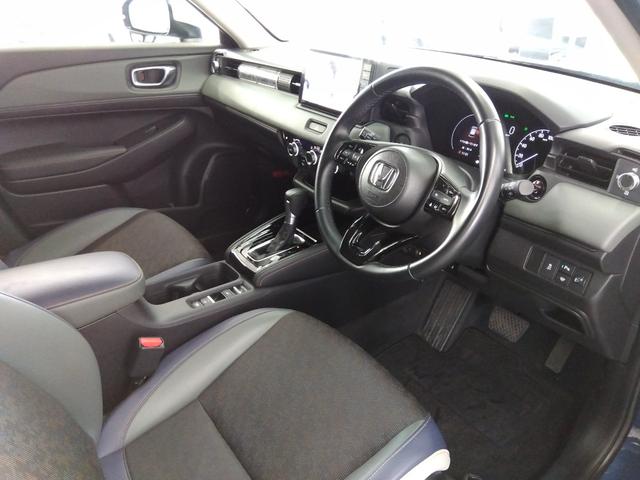 ヴェゼル e:HEV X・HuNTパッケージ ワンオーナー 衝突軽減 レーンキープ VSA クルコン ハーフレザーシート 純正ナビ フルセグ ブルートゥース DVD再生 Bカメラ ETC 純正ドラレコ(前後)冬タイヤ付き(35枚目)