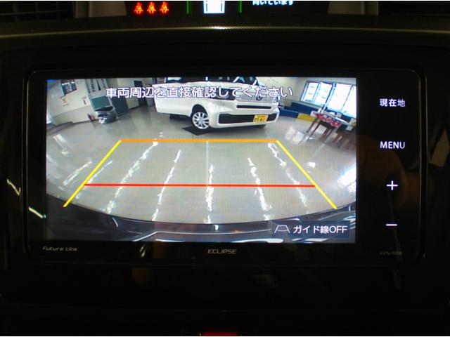 バックカメラ装備。駐車が苦手な方には欠かせません。