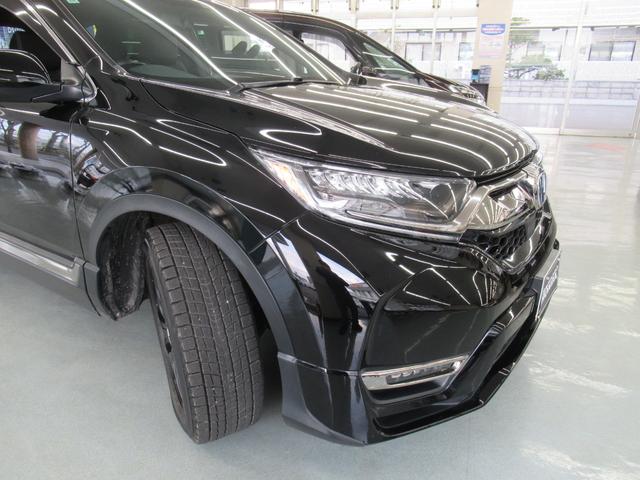 ＣＲ－Ｖハイブリッド ｅ：ＨＥＶ　ＥＸ・ブラックエディション　４ＷＤ　純正メモリーナビ　Ｒカメラ　ＥＴＣ　ＬＥＤライト　純正エンスタ　衝突軽減装置　横滑り防止装備　本革シート　スマートキ（10枚目）