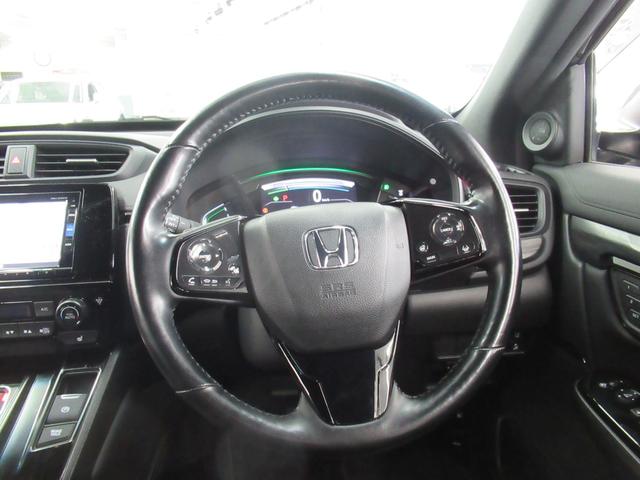 ＣＲ－Ｖハイブリッド ｅ：ＨＥＶ　ＥＸ・ブラックエディション　４ＷＤ　純正メモリーナビ　Ｒカメラ　ＥＴＣ　ＬＥＤライト　純正エンスタ　衝突軽減装置　横滑り防止装備　本革シート　スマートキ（19枚目）