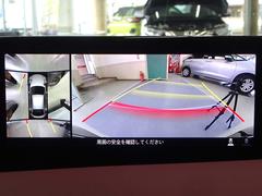 【全方位型モニター】クルマを上空から見下ろしているかのように、直感的に周囲の状況を把握できる全方位型モニター。狭い場所での駐車でも周囲が映像で確認できます。 5