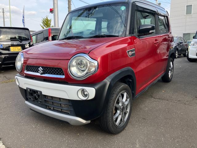 ハスラー Ｘターボ　４ＷＤ　社外ナビ　レーダーブレーキサポート　ルーフレール　ナビ　コアサポート交換済み　ＥＴＣ（2枚目）