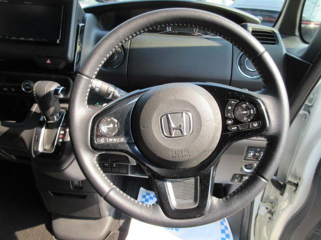 Ｎ－ＢＯＸカスタム Ｌターボ　４ＷＤ　Ｈセンシング　ナビＴＶ　ＢＴ　Ｂカメラ　前後ドラレコ　エンスタ　両側オートスライド　ハーフレザーシート　ＣＭＢＳ　ＡＣＣ　ＬＴＡ　Ｃソナー　革巻ステア・ＳＷ　パドルシフト　シートヒーター（25枚目）