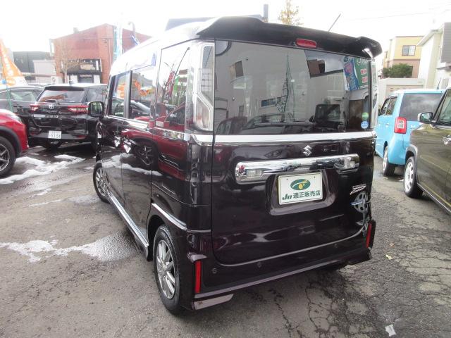 スペーシアカスタム ハイブリッドXS 4WD ナビTV DVD/BT ETC 前後ドラレコ エンスタ 両側オートスライド ハーフレザーS LEDライト&フォグ ACCライナー DブレーキS サイドエアバック 革巻ステア・SW Pテーブル(9枚目)