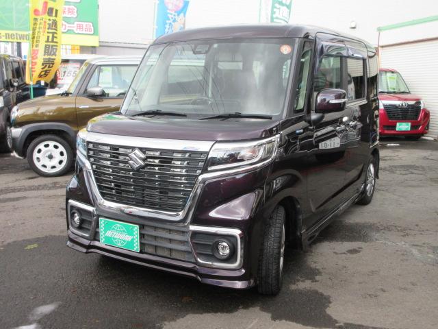 スペーシアカスタム ハイブリッドXS 4WD ナビTV DVD/BT ETC 前後ドラレコ エンスタ 両側オートスライド ハーフレザーS LEDライト&フォグ ACCライナー DブレーキS サイドエアバック 革巻ステア・SW Pテーブル(11枚目)