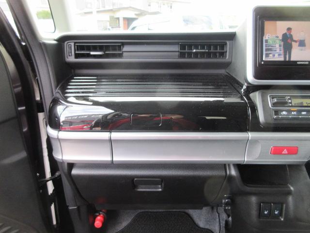 スペーシアカスタム ハイブリッドXS 4WD ナビTV DVD/BT ETC 前後ドラレコ エンスタ 両側オートスライド ハーフレザーS LEDライト&フォグ ACCライナー DブレーキS サイドエアバック 革巻ステア・SW Pテーブル(20枚目)
