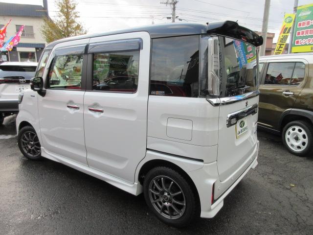 スペーシアカスタム ハイブリッドXSターボ 4WD 2トンルーフ ナビTV DVD/BT/ETC 360カメラ 前後ドラレコ エンスタ ハーフレザーS LEDライト&フォグ ACCライナー SセーフティS Aクルコン HUD 両側Aスライド(7枚目)