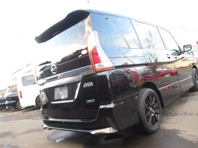 セレナ ハイウェイスター　ＬＯＸＡＲＮＹブラックポリッシュＳ１７ＡＷ　２９’モデル　ＨＤＤナビワイドフルセグＴＶバックカメラＨ／Ｖ　逸脱防止装置　追突防止装置　同一車線ドライブアシスト技術プロパイロット標準装備　ＬＥＤヘッドライト　ＬＯＸＡＲＮＹブラックスポーク１７ＡＷ（15枚目）