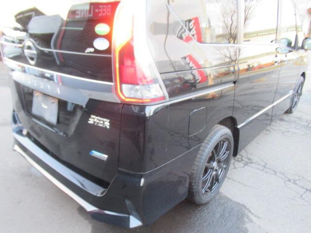 セレナ ハイウェイスター　ＬＯＸＡＲＮＹブラックポリッシュＳ１７ＡＷ　２９’モデル　ＨＤＤナビワイドフルセグＴＶバックカメラＨ／Ｖ　逸脱防止装置　追突防止装置　同一車線ドライブアシスト技術プロパイロット標準装備　ＬＥＤヘッドライト　ＬＯＸＡＲＮＹブラックスポーク１７ＡＷ（60枚目）