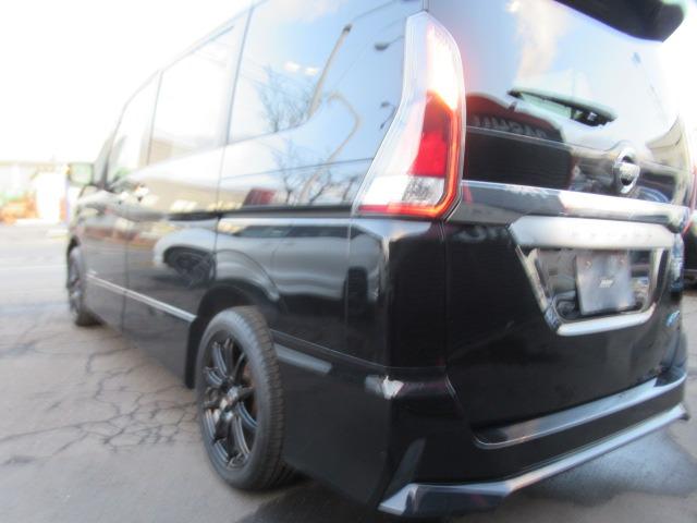 セレナ ハイウェイスター　ＬＯＸＡＲＮＹブラックポリッシュＳ１７ＡＷ　２９’モデル　ＨＤＤナビワイドフルセグＴＶバックカメラＨ／Ｖ　逸脱防止装置　追突防止装置　同一車線ドライブアシスト技術プロパイロット標準装備　ＬＥＤヘッドライト　ＬＯＸＡＲＮＹブラックスポーク１７ＡＷ（62枚目）