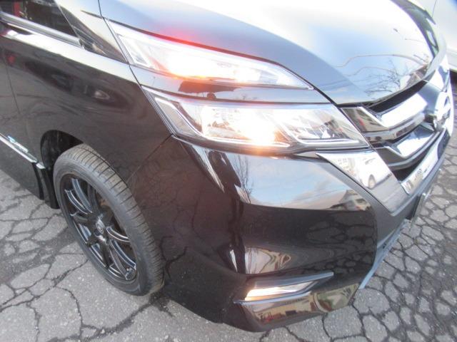 セレナ ハイウェイスター　ＬＯＸＡＲＮＹブラックポリッシュＳ１７ＡＷ　２９’モデル　ＨＤＤナビワイドフルセグＴＶバックカメラＨ／Ｖ　逸脱防止装置　追突防止装置　同一車線ドライブアシスト技術プロパイロット標準装備　ＬＥＤヘッドライト　ＬＯＸＡＲＮＹブラックスポーク１７ＡＷ（64枚目）