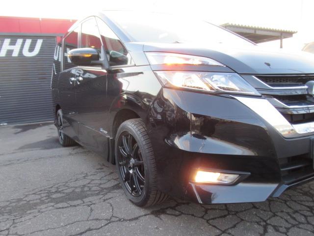 セレナ ハイウェイスター　ＬＯＸＡＲＮＹブラックポリッシュＳ１７ＡＷ　２９’モデル　ＨＤＤナビワイドフルセグＴＶバックカメラＨ／Ｖ　逸脱防止装置　追突防止装置　同一車線ドライブアシスト技術プロパイロット標準装備　ＬＥＤヘッドライト　ＬＯＸＡＲＮＹブラックスポーク１７ＡＷ（68枚目）