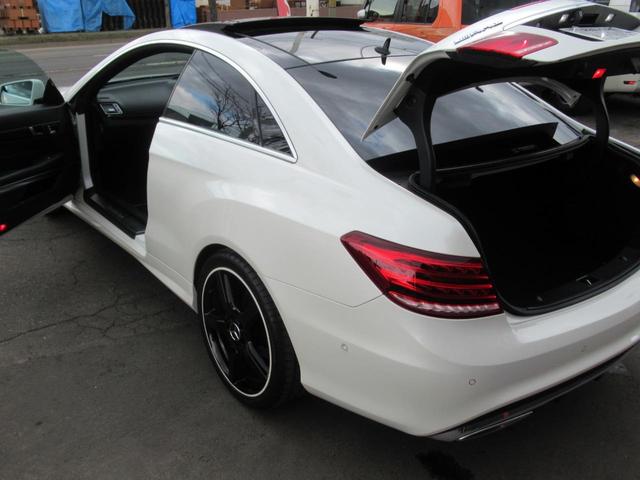 Ｅクラス Ｅ２５０クーペ　ＡＭＧスポーツＰＫ　パナメリカーナブラックＧ　ＡＭＧスポーツＰＫ　ＡＭＧフルエアロ　ムーンルーフ　パナメリカーナグリル　コマンドシステムＨＤＤナビ地デジＴＶバックモニター　パワ－シート　ＨＩＤキセノン　レッドＢ　ブラックポリッシュスポーク１９ＡＷ（79枚目）