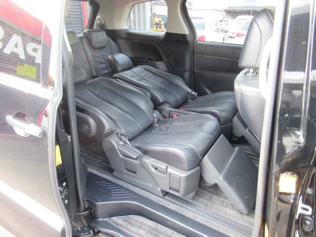 エスティマハイブリッド アエラス　レザーパッケージ　ガンＭポリッシュスポーク１８ＡＷ　上級グレードフルエアロボディ　ＨＤＤナビ地デジＴＶバックモニターフィリップダウンモニター装備　タンデム７人レザーシート　両面オートパワースライドＤｒ　ガンメタポリッシュスポーク１８ＡＷ　高速ＥＴＣ（34枚目）