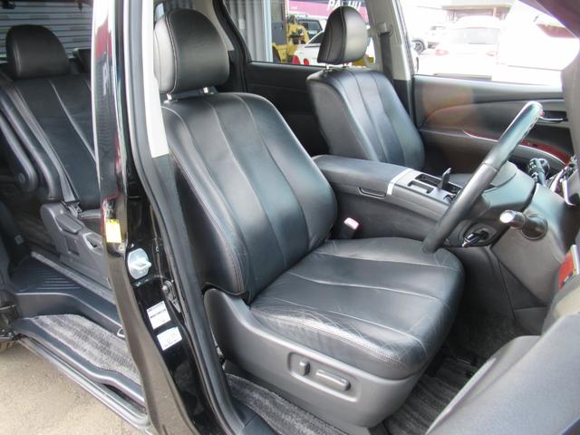 エスティマハイブリッド アエラス　レザーパッケージ　ガンＭポリッシュスポーク１８ＡＷ　上級グレードフルエアロボディ　ＨＤＤナビ地デジＴＶバックモニターフィリップダウンモニター装備　タンデム７人レザーシート　両面オートパワースライドＤｒ　ガンメタポリッシュスポーク１８ＡＷ　高速ＥＴＣ（38枚目）