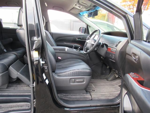 エスティマハイブリッド アエラス　レザーパッケージ　ガンＭポリッシュスポーク１８ＡＷ　上級グレードフルエアロボディ　ＨＤＤナビ地デジＴＶバックモニターフィリップダウンモニター装備　タンデム７人レザーシート　両面オートパワースライドＤｒ　ガンメタポリッシュスポーク１８ＡＷ　高速ＥＴＣ（39枚目）