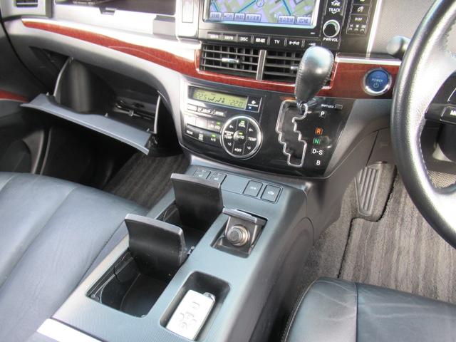 エスティマハイブリッド アエラス　レザーパッケージ　ガンＭポリッシュスポーク１８ＡＷ　上級グレードフルエアロボディ　ＨＤＤナビ地デジＴＶバックモニターフィリップダウンモニター装備　タンデム７人レザーシート　両面オートパワースライドＤｒ　ガンメタポリッシュスポーク１８ＡＷ　高速ＥＴＣ（48枚目）