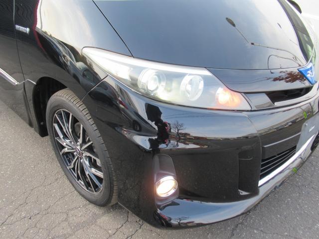 エスティマハイブリッド アエラス　レザーパッケージ　ガンＭポリッシュスポーク１８ＡＷ　上級グレードフルエアロボディ　ＨＤＤナビ地デジＴＶバックモニターフィリップダウンモニター装備　タンデム７人レザーシート　両面オートパワースライドＤｒ　ガンメタポリッシュスポーク１８ＡＷ　高速ＥＴＣ（66枚目）