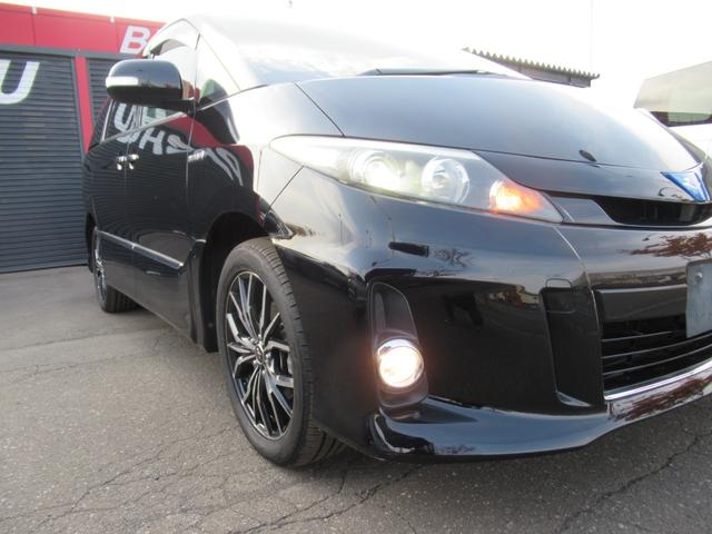 エスティマハイブリッド アエラス　レザーパッケージ　ガンＭポリッシュスポーク１８ＡＷ　上級グレードフルエアロボディ　ＨＤＤナビ地デジＴＶバックモニターフィリップダウンモニター装備　タンデム７人レザーシート　両面オートパワースライドＤｒ　ガンメタポリッシュスポーク１８ＡＷ　高速ＥＴＣ（70枚目）