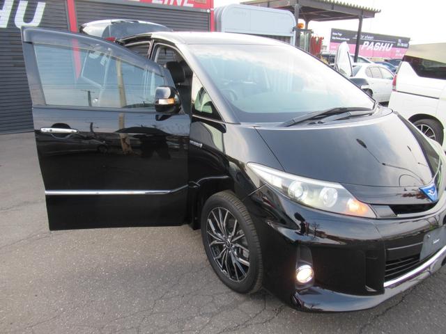 エスティマハイブリッド アエラス　レザーパッケージ　ガンＭポリッシュスポーク１８ＡＷ　上級グレードフルエアロボディ　ＨＤＤナビ地デジＴＶバックモニターフィリップダウンモニター装備　タンデム７人レザーシート　両面オートパワースライドＤｒ　ガンメタポリッシュスポーク１８ＡＷ　高速ＥＴＣ（73枚目）