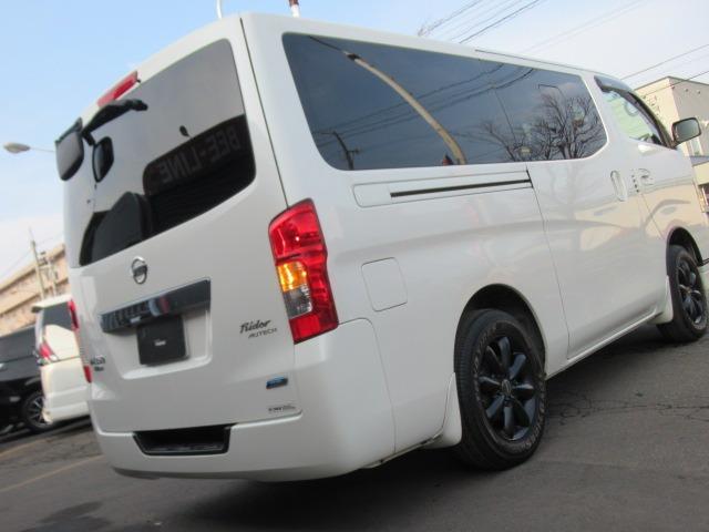 ＮＶ３５０キャラバンバン ロングライダープレミアムＧＸターボインテリア　マットブラック　特別限定車　ＨＤＤナビ地デジＴＶバックカメラＢｌｕｅｔｏｏｔｈインテリアキーレス　アンダ－エアロ　レザーＰＫシートカバー　ライダーメッキ　ＨＩＤフォグ　ブラックスポーク１６ＡＷ　クッションベットキット（9枚目）
