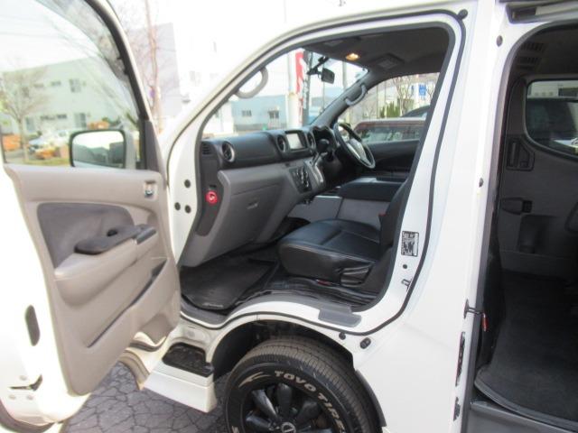 ＮＶ３５０キャラバンバン ロングライダープレミアムＧＸターボインテリア　マットブラック　特別限定車　ＨＤＤナビ地デジＴＶバックカメラＢｌｕｅｔｏｏｔｈインテリアキーレス　アンダ－エアロ　レザーＰＫシートカバー　ライダーメッキ　ＨＩＤフォグ　ブラックスポーク１６ＡＷ　クッションベットキット（20枚目）