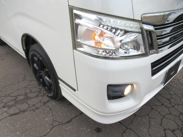 ＮＶ３５０キャラバンバン ロングライダープレミアムＧＸターボインテリア　マットブラック　特別限定車　ＨＤＤナビ地デジＴＶバックカメラＢｌｕｅｔｏｏｔｈインテリアキーレス　アンダ－エアロ　レザーＰＫシートカバー　ライダーメッキ　ＨＩＤフォグ　ブラックスポーク１６ＡＷ　クッションベットキット（66枚目）