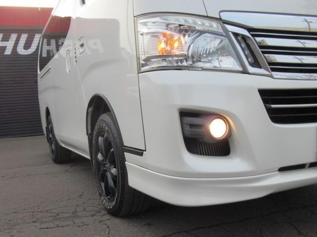 ＮＶ３５０キャラバンバン ロングライダープレミアムＧＸターボインテリア　マットブラック　特別限定車　ＨＤＤナビ地デジＴＶバックカメラＢｌｕｅｔｏｏｔｈインテリアキーレス　アンダ－エアロ　レザーＰＫシートカバー　ライダーメッキ　ＨＩＤフォグ　ブラックスポーク１６ＡＷ　クッションベットキット（69枚目）