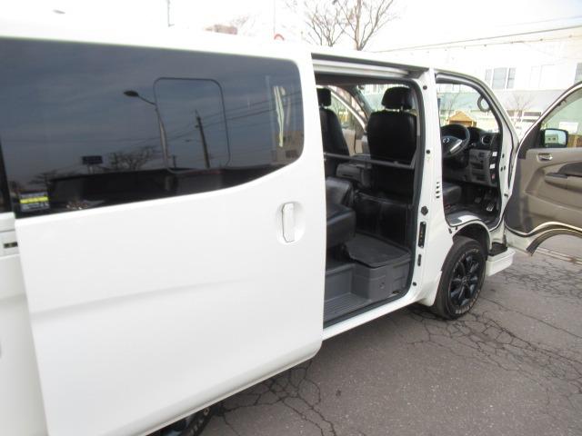 ＮＶ３５０キャラバンバン ロングライダープレミアムＧＸターボインテリア　マットブラック　特別限定車　ＨＤＤナビ地デジＴＶバックカメラＢｌｕｅｔｏｏｔｈインテリアキーレス　アンダ－エアロ　レザーＰＫシートカバー　ライダーメッキ　ＨＩＤフォグ　ブラックスポーク１６ＡＷ　クッションベットキット（71枚目）