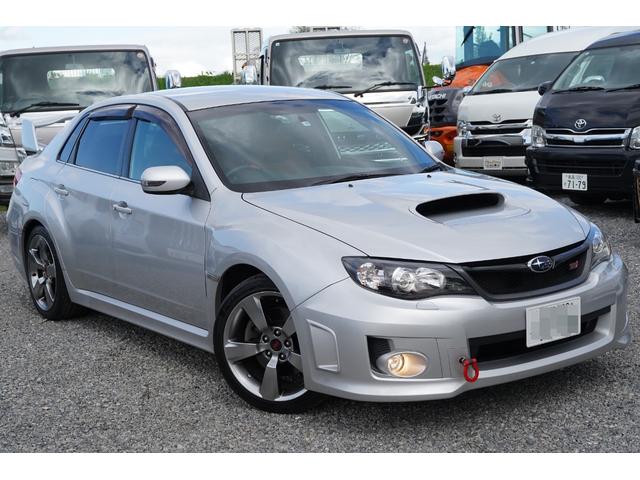 インプレッサ ＷＲＸ　ＳＴＩ　Ａライン　社外ナビフルセグ地デジ・ＳＴＩブラウンレザーシート・シートヒーター・パワーシート・ＥＪ２５ターボ・フジツボマフラー・ＳＩ－ｄｒｉｖｅ・クルコン・１８インチアルミ・リアスポイラー・寒冷地仕様・本州仕入（4枚目）