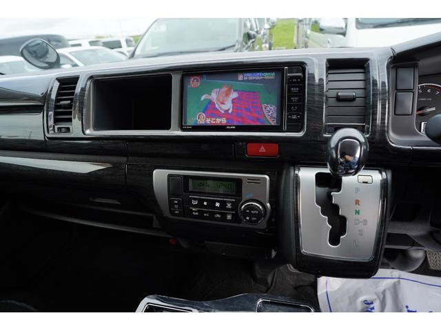 ハイエースワゴン グランドキャビン４型モデル　社外ナビフルセグ地デジ・バックカメラ・後席モニター・パワードア・ＬＥＤライト・フォグ・ＬＥＤテール・Ｆスポイラー・ルーフスポイラー・社外１６アルミ・コンビステア・ＥＴＣ・スマートキー・本州仕入（26枚目）